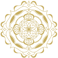 decorative gold mandala